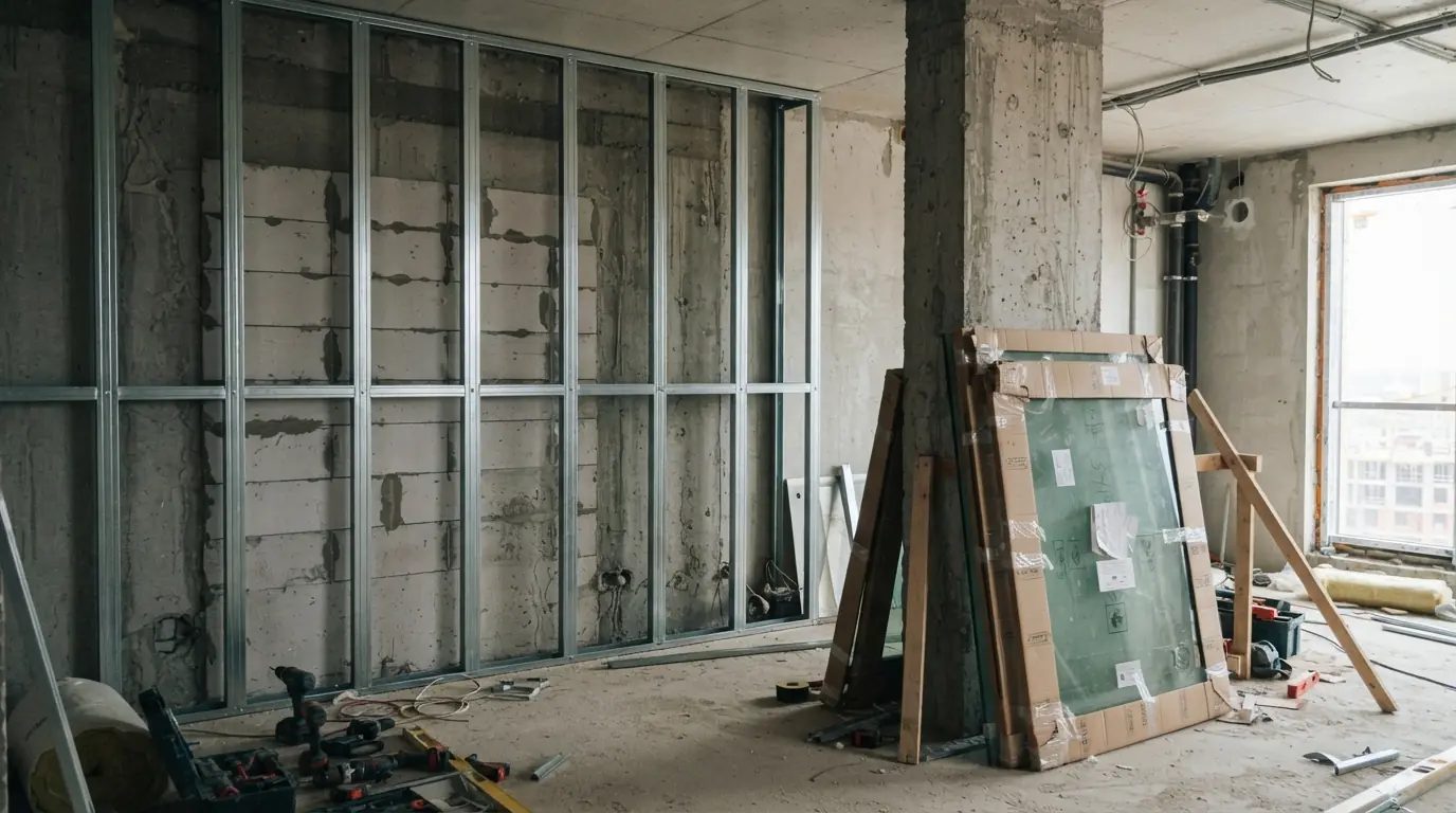 Демонтаж дверных блоков в квартирах, офисах и на входных группах — квартира, комната