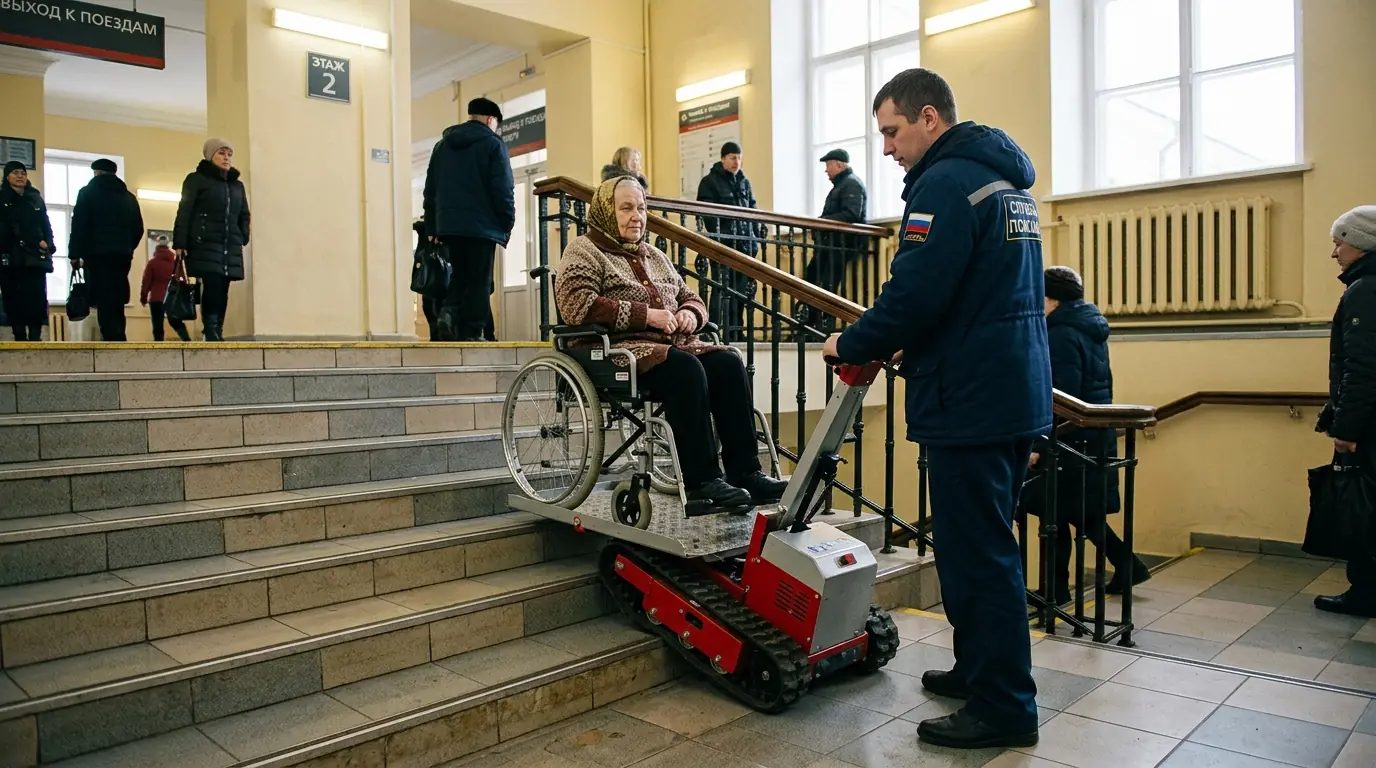 Прямолинейные наклонные подъёмники по лестнице — операционная, лестница, подъёмник, ступени