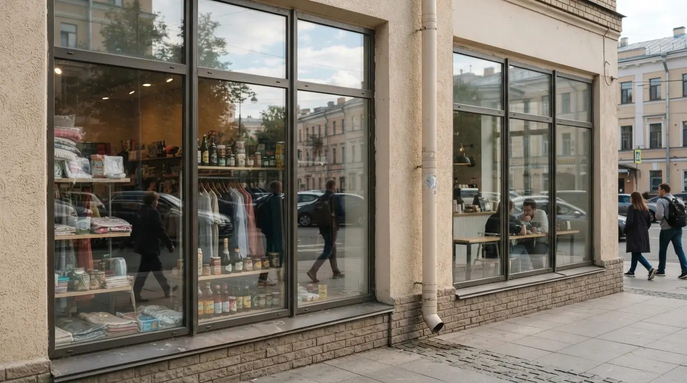 Торговые витрины и витражные конструкции на заказ — магазин, окно, алюминиевый, рамы