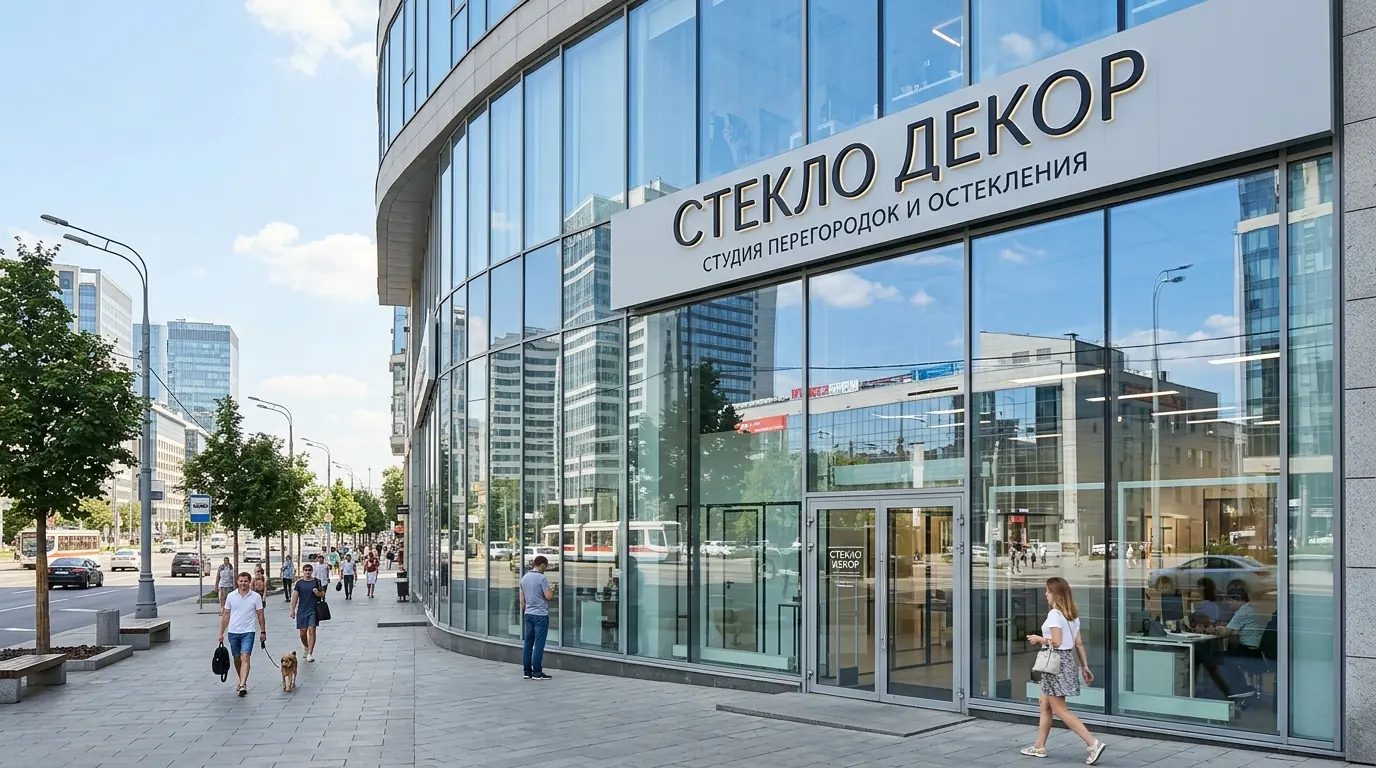 Стоечно-ригельные витражные фасады — стекло, студия, фасад, проспект